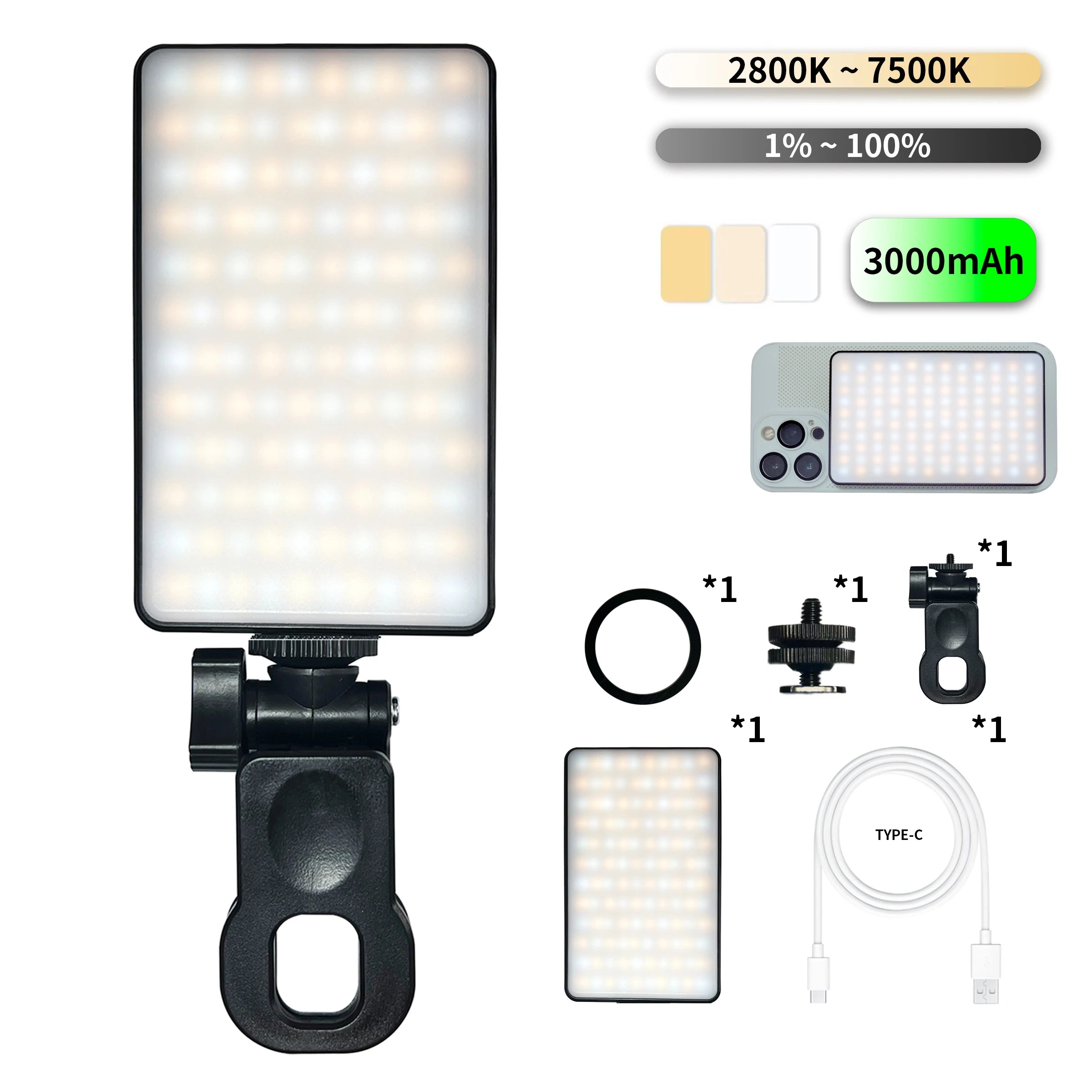 MagClip Pro LED Selfie Light